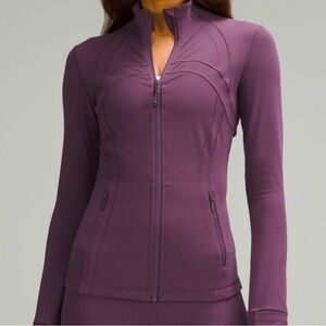 Lululemon NWOT define jacket GRAPE THISTLE